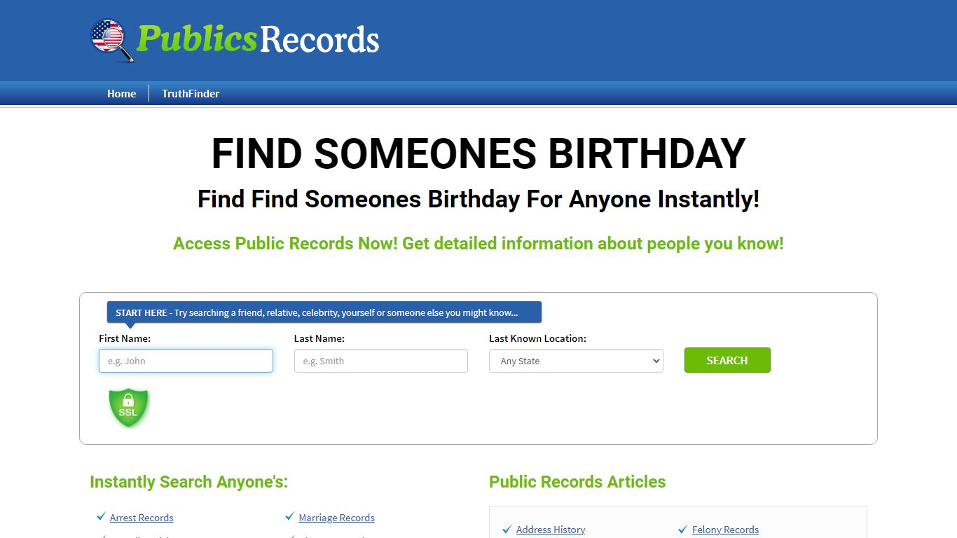 Find Find Someones Birthday For Anyone Instantly!