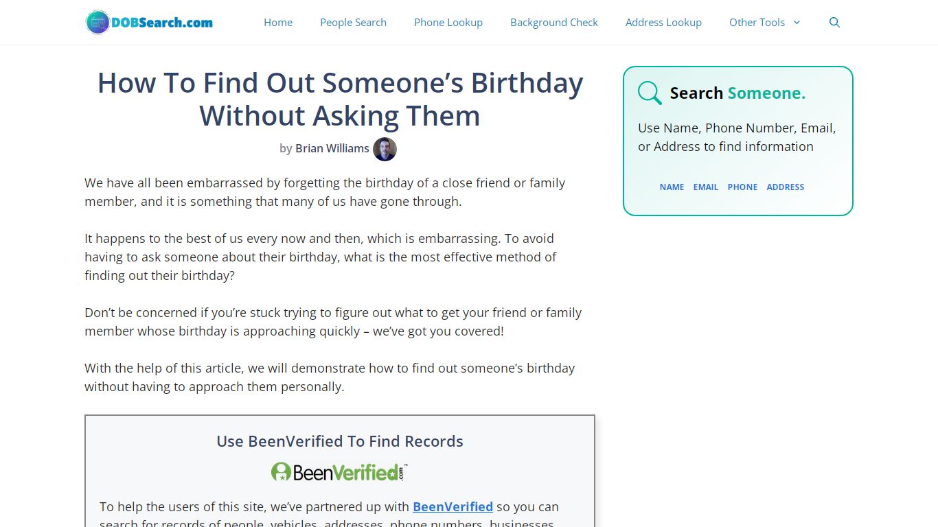 How To Find Out Someone’s Birthday Without Asking Them